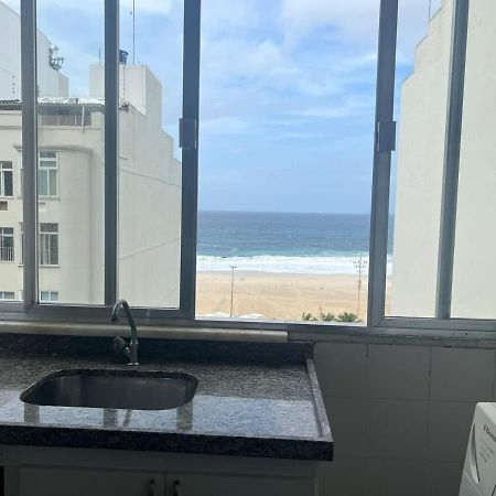 شقة Deslumbrante Vista Mar Na Praia De Copacabana ريو دي جانيرو المظهر الخارجي الصورة