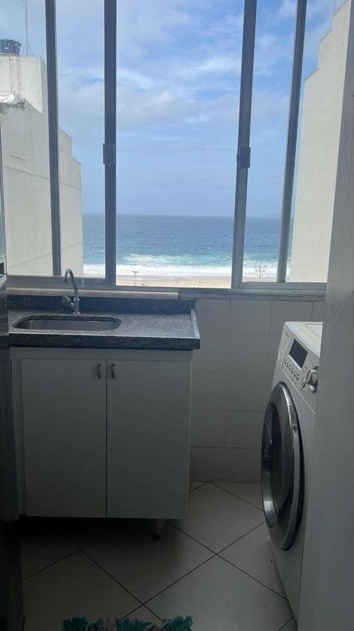 شقة Deslumbrante Vista Mar Na Praia De Copacabana ريو دي جانيرو المظهر الخارجي الصورة